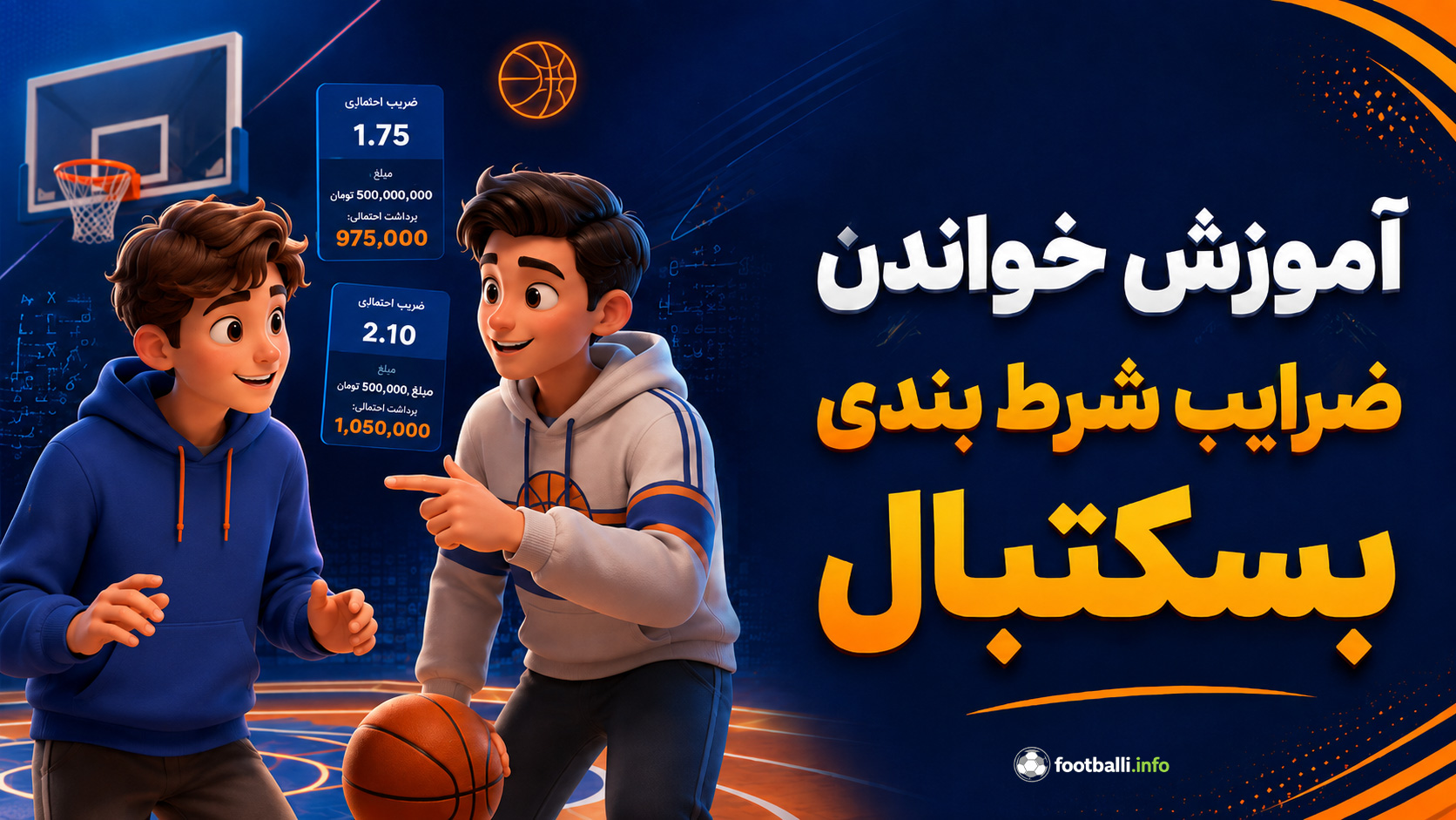 ضریب شرط بندی بسکتبال